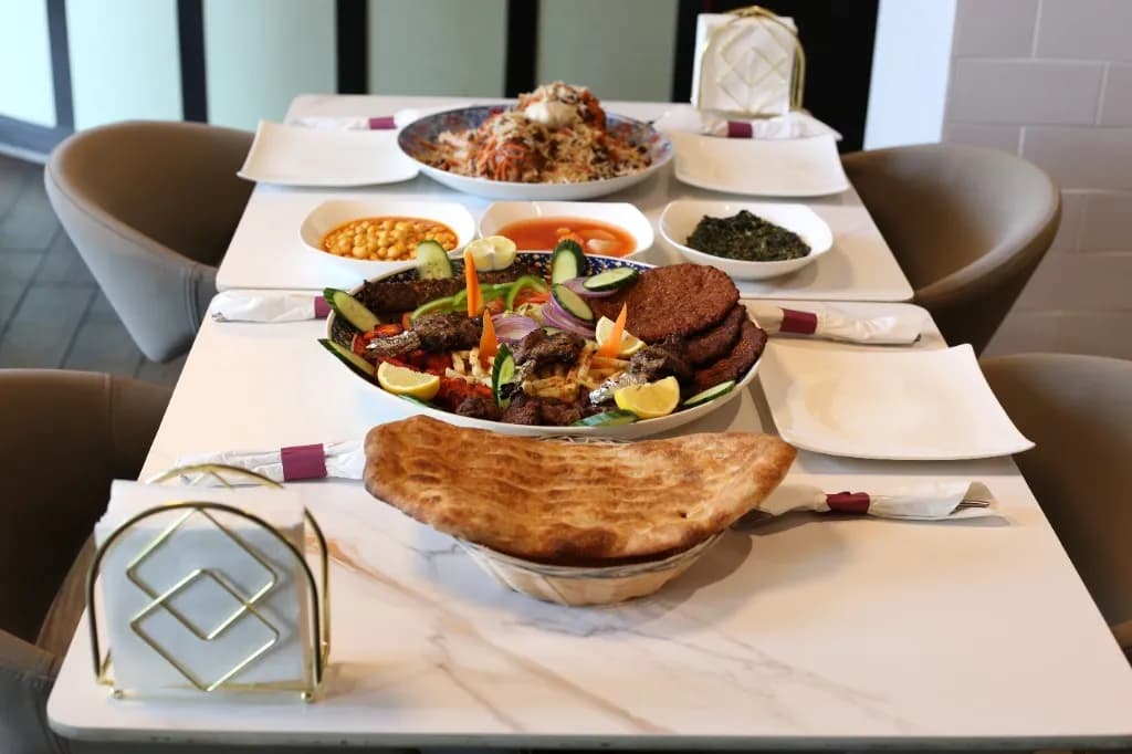 King Platter - A feast of traditional Afghan kebobs and rice